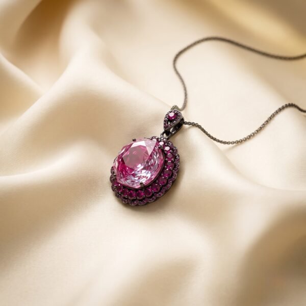 Ombré Statement Pendant Neckpiece | Swarovski Stone Pendant